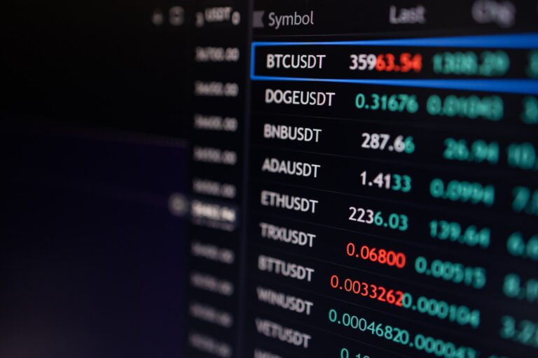 Bitcoin and cryptocurrency ordering data market exchange in business finance