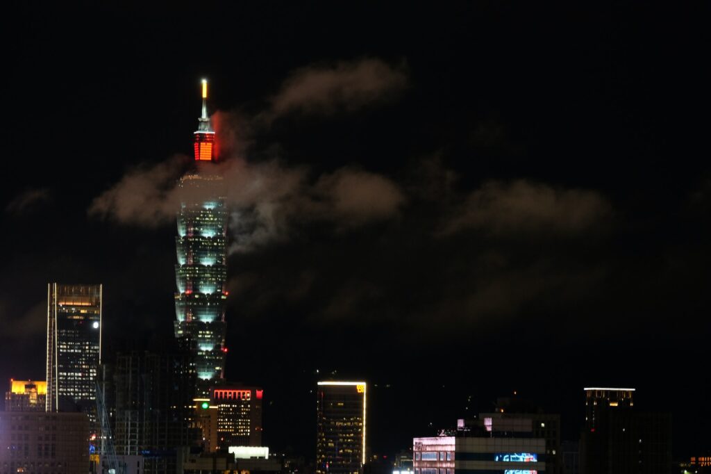 Taipei 101 in the Dark